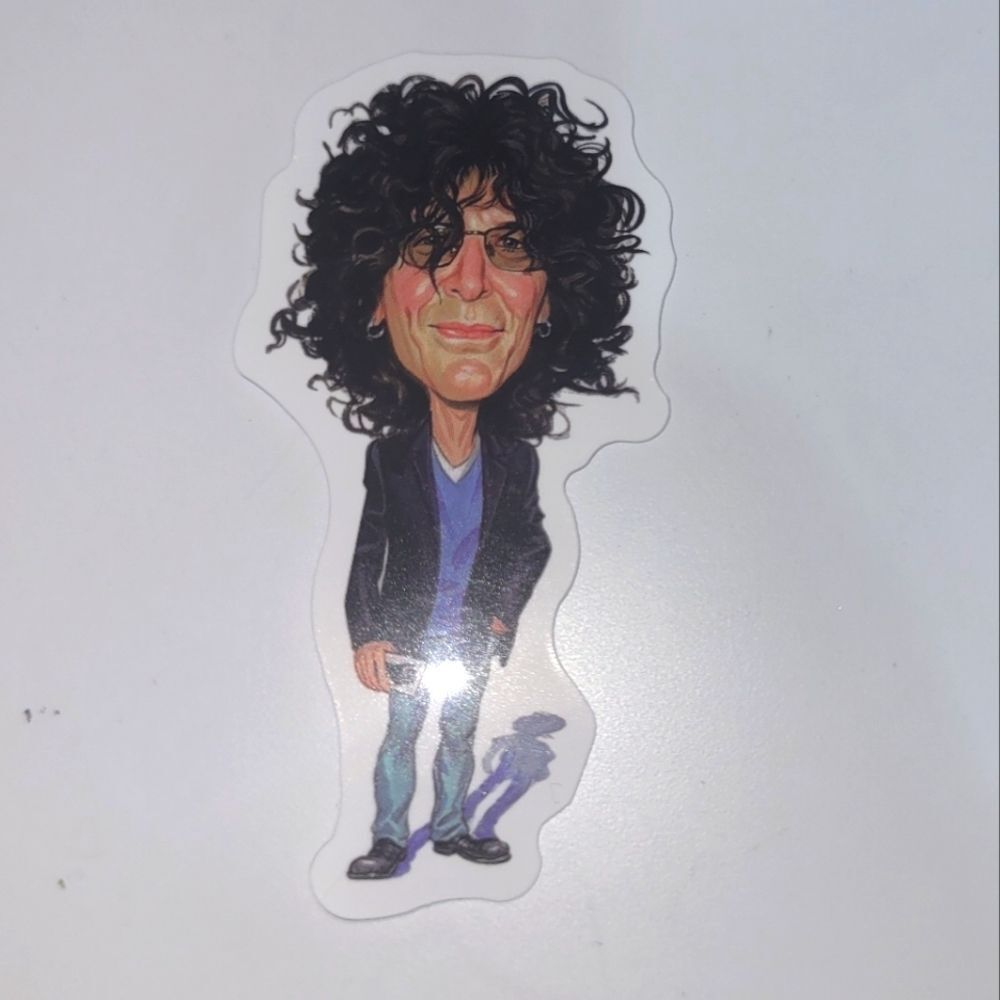 Howard Stern Sticker Character